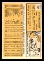 1963 Topps #492 Dave Wickersham Excellent+  ID: 333942