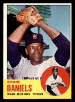 1963 Topps #497 Bennie Daniels Excellent+  ID: 333949