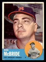 1963 Topps #510 Ken McBride Excellent 