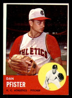 1963 Topps #521 Dan Pfister Ex-Mint  ID: 333991