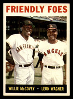 1964 Topps # 41 Willie McCovey/Leon Wagner Friendly Foes Excellent+  ID: 334755