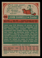 1973-74 Topps #162 John Gianelli Excellent+  ID: 335184