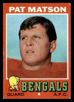 1971 Topps # 72 Pat Matson Excellent+ RC Rookie  ID: 335354