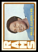 1972 Topps # 62 Willie Ellison Excellent+ 