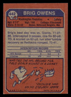 1973 Topps #442 Brig Owens Ex-Mint 