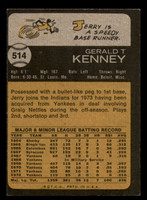 1973 Topps #514 Jerry Kenney Excellent+ 