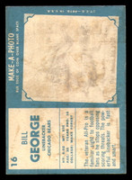 1961 Topps #16 Bill George Miscut Bears   ID:337188