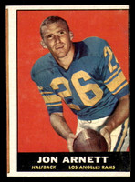 1961 Topps #49 Jon Arnett Miscut LA Rams    ID:337203