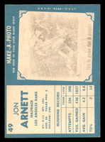1961 Topps #49 Jon Arnett Miscut LA Rams    ID:337203