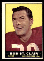 1961 Topps #63 Bob St. Clair Very Good  ID: 337207
