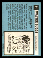 1964 Topps # 84 Walt Suggs Very Good SP 