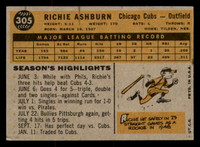 1960 Topps #305 Richie Ashburn Ex-Mint  ID: 337622