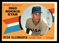 1960 Topps #125 Dick Ellsworth RS Near Mint RC Rookie 