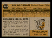 1960 Topps #449 Jim Brosnan Near Mint  ID: 338211