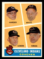 1960 Topps #460 Indians Coaches Ex-Mint  ID: 338279