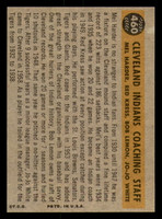 1960 Topps #460 Indians Coaches Ex-Mint  ID: 338279