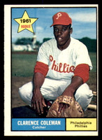 1961 Topps #502 Clarence Coleman Near Mint RC Rookie  ID: 338699