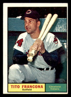 1961 Topps #503 Tito Francona Ex-Mint  ID: 338700