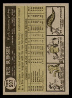 1961 Topps #507 Pete Burnside Near Mint 