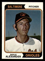 1974 Topps #282 Doyle Alexander Ex-Mint 