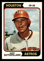 1974 Topps #428 Gary Sutherland Ex-Mint 