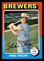 1975 Topps # 99 Mike Hegan Ex-Mint  ID: 340675