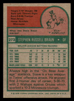 1975 Topps #273 Steve Braun Ex-Mint 