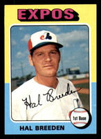 1975 Topps #341 Hal Breeden Ex-Mint 