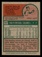 1975 Topps #347 Mike Caldwell Near Mint 