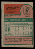 1975 Topps #444 Gene Garber Ex-Mint 