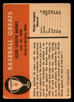 1961 Fleer #40 Jesse Haines Good 