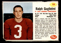 1962 Post Cereal #158 Ralph Guglielmi Very Good SP 