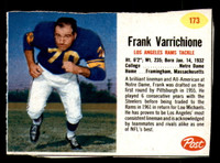 1962 Post Cereal #173 Frank Varrichione VG-EX 