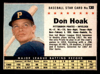 1961 Post Cereal #130 Don Hoak Ex-Mint  ID: 342424