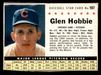 1961 Post Cereal #197 Glen Hobbie Very Good  ID: 342486