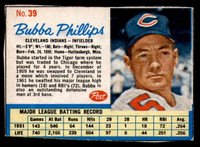 1962 Post Cereal #39 Bubba Phillips Excellent+  ID: 342574