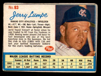 1962 Post Cereal #93 Jerry Lumpe VG-EX  ID: 342685