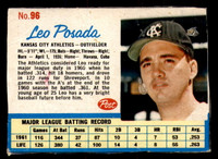 1962 Post Cereal #96 Leo Posada Very Good  ID: 342691