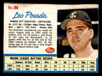 1962 Post Cereal #96 Leo Posada Excellent+  ID: 342693