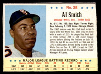 1963 Post Cereal # 38 Al Smith Ex-Mint 