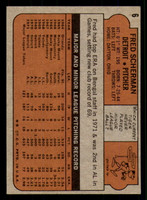 1972 Topps #   6 Fred Scherman Ex-Mint  ID: 344378