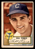 1952 Topps #98 Billy Pierce Very Good 