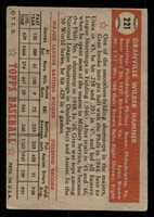 1952 Topps #221 Granny Hamner Very Good  ID: 345576