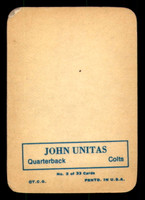 1970 Topps Super Glossy #2 John Unitas Near Mint  ID: 345849