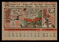 1956 Topps #183 Stan Lopata Very Good  ID: 345905