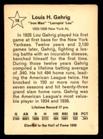 1961 Golden Press #16 Lou Gehrig VG-EX 