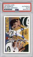 1991 Upper Deck #18 Joe Namath Jets Heroes PSA/DNA Auto Signed Jets /2500