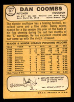 1968 Topps #547 Danny Coombs Miscut Astros High #  ID:346972