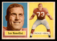 1957 Topps #6 Leo Nomellini Near Mint 