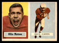 1957 Topps #26 Ollie Matson Very Good  ID: 347623